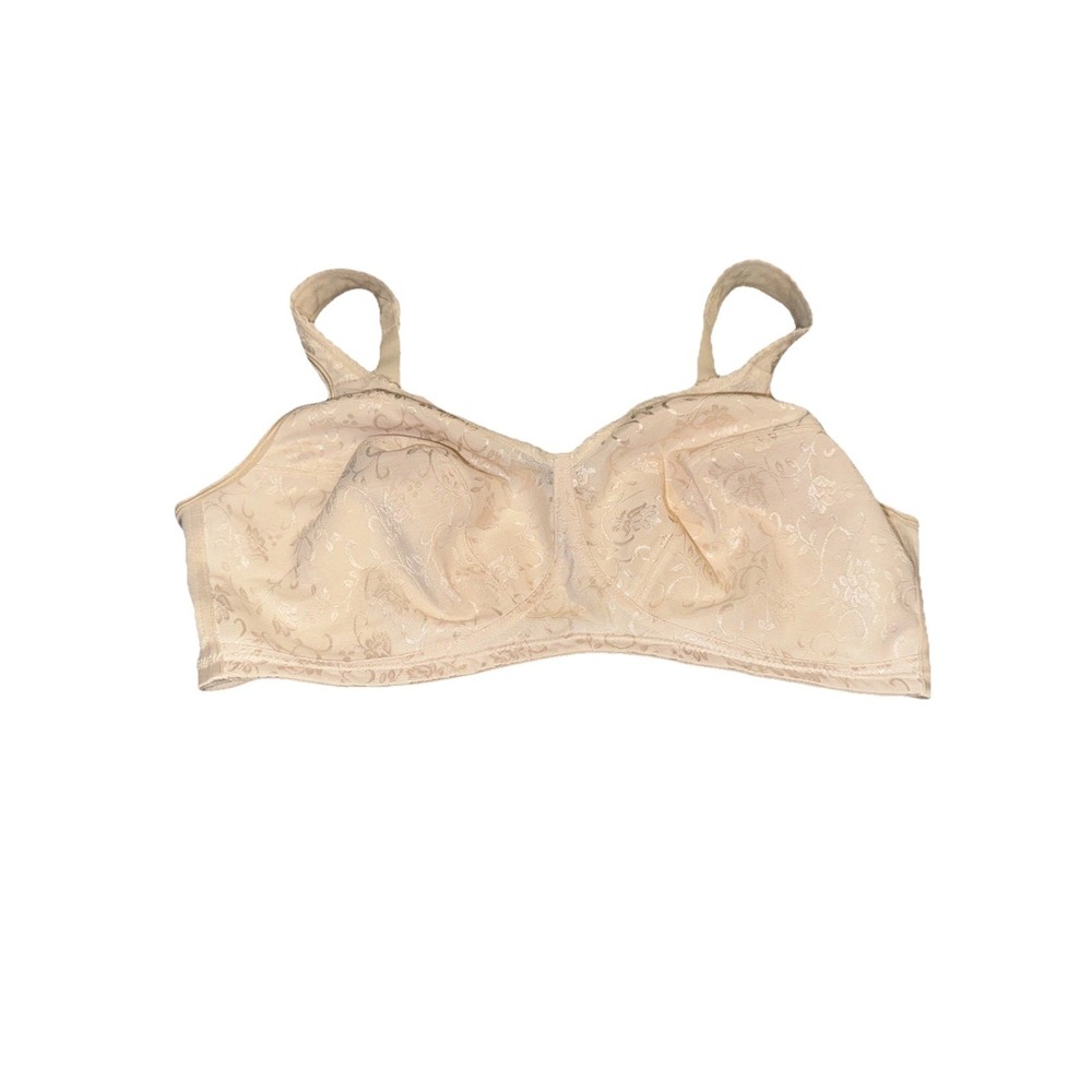 Playtex 18 Hour Beige Bra 4608 Wirefree Size 40D